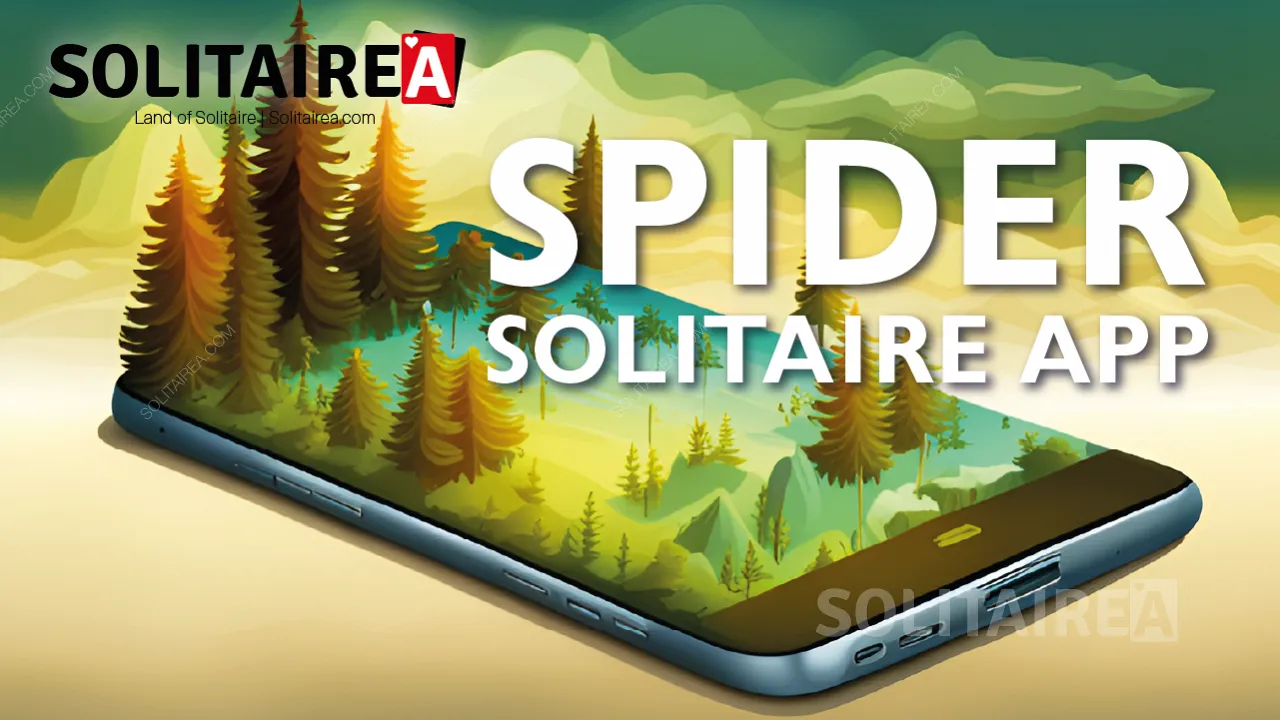 Spill og vinn Edderkoppkabal med Spider Solitaire-appen
